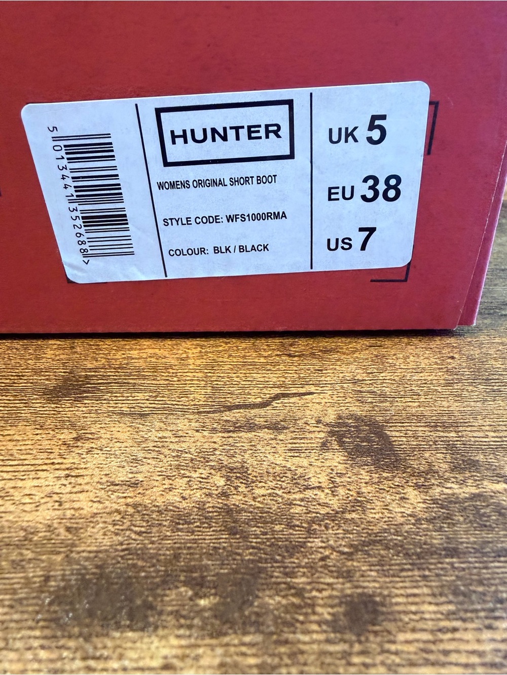 Hunter Women’s Original Black Short Rain Boots 7W - Picture 8 of 8
